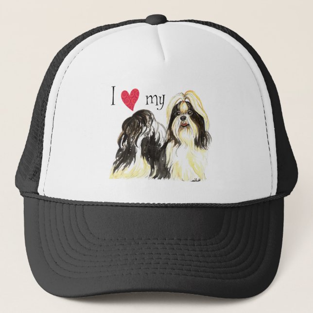 Gorra De Camionero Amo a mi Shih Tzu (Anverso)