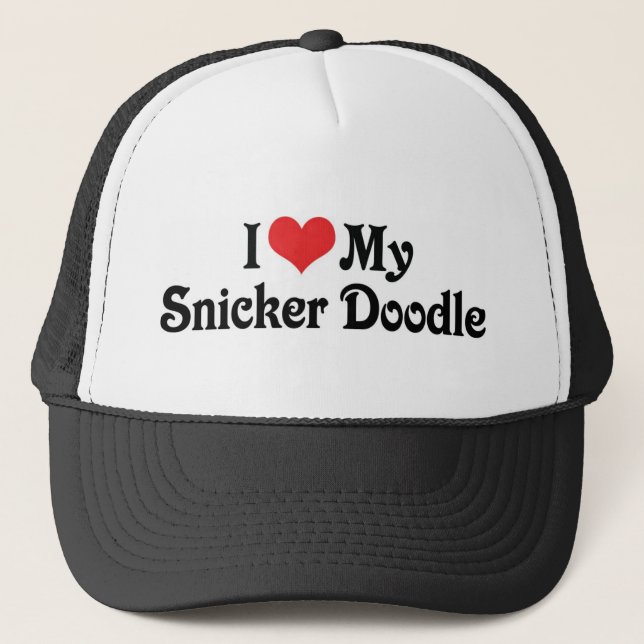 Gorra De Camionero Amo a mi Snicker Doodle (Anverso)