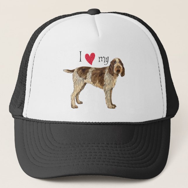 Gorra De Camionero Amo a mi Spinone Italiano (Anverso)