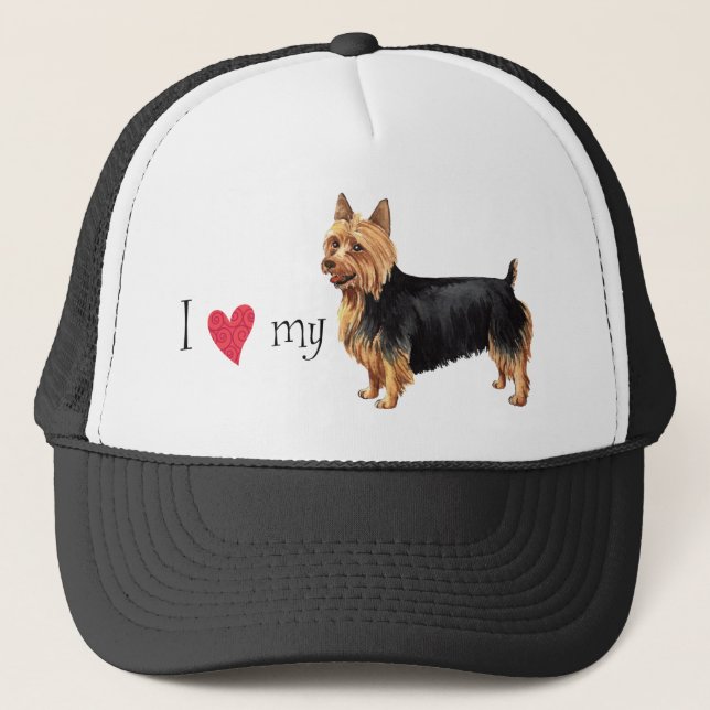 Gorra De Camionero Amo a mi territorio australiano (Anverso)