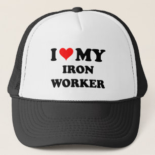 Gorra De Camionero Amo a mi trabajador del hierro