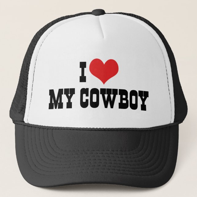 Gorra De Camionero Amo A Mi Vaquero (Anverso)