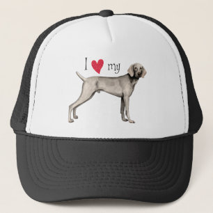 Gorra De Camionero Amo a mi Weimaraner