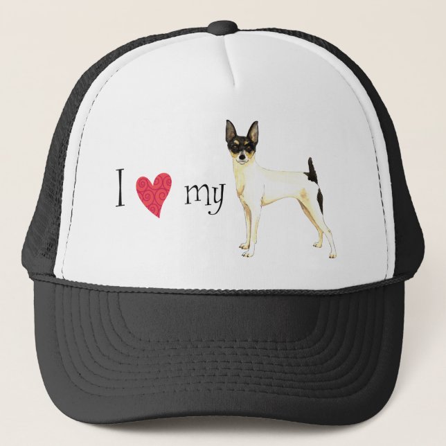 Gorra De Camionero Amo a mi zorro de juguete (Anverso)