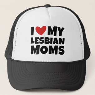 Gorra De Camionero Amo a mis madres lesbianas
