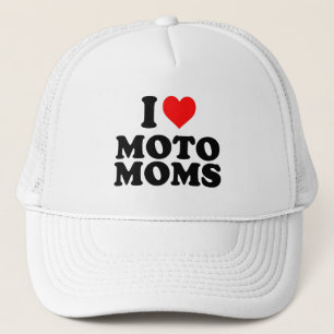Gorra De Camionero amo a moto moms