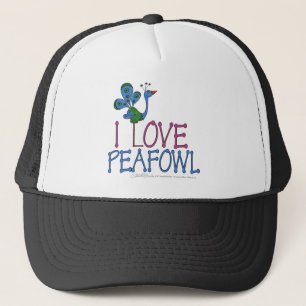 Gorra De Camionero Amo a Peafowl