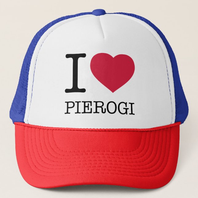 GORRA DE CAMIONERO AMO A PIEROGI (Anverso)