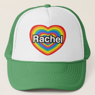 Gorra De Camionero Amo a Raquel. Te amo Raquel. Corazón