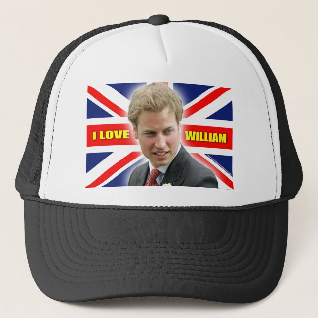 Gorra De Camionero Amo a William (Anverso)