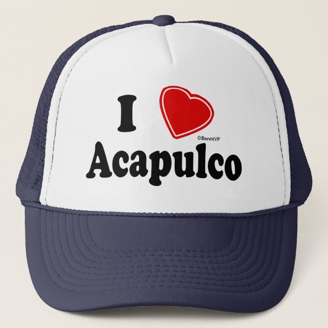 Gorra De Camionero Amo Acapulco (Anverso)