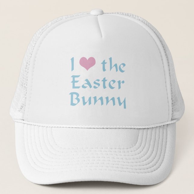Gorra De Camionero Amo al conejo de Pascua (Anverso)