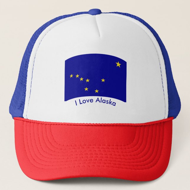Gorra De Camionero Amo Alaska (Anverso)