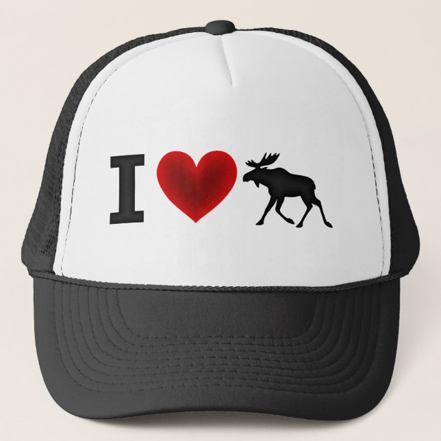 Gorra De Camionero Amo alces (Anverso)