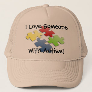 Gorra De Camionero ¡Amo alguien con autismo!