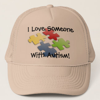 Gorra De Camionero ¡Amo alguien con autismo!