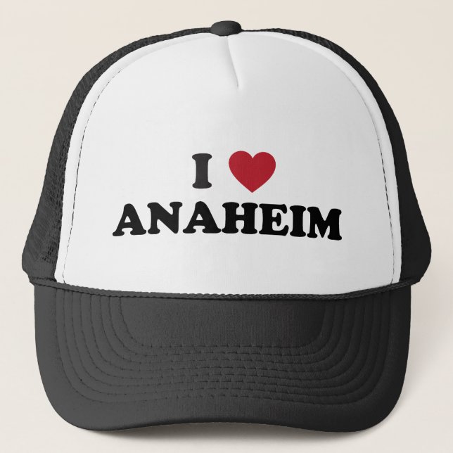 Gorra De Camionero Amo Anaheim California (Anverso)