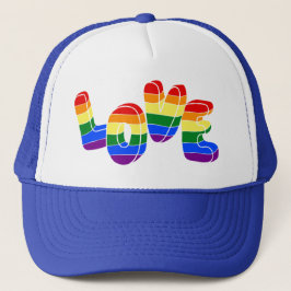 Gorra De Camionero Amo arcoiris LGBTQ+