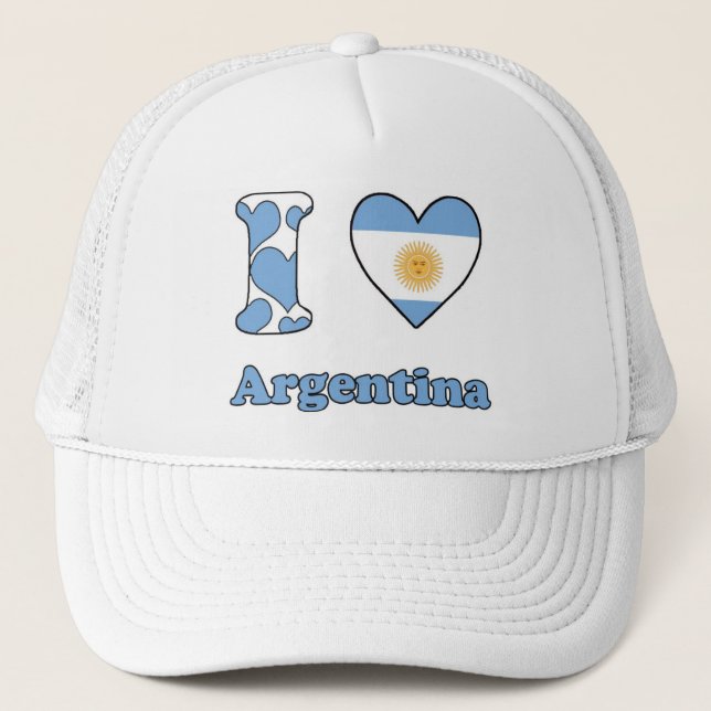 Gorra De Camionero Amo Argentina (Anverso)