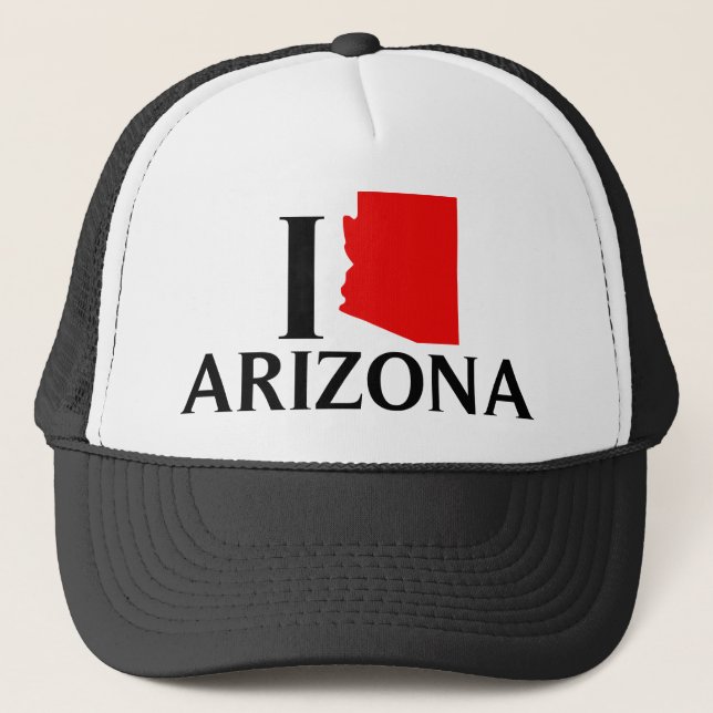 Gorra De Camionero Amo Arizona - amor AZ de I (Anverso)