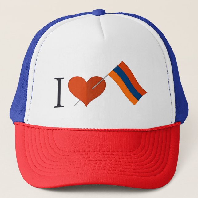 Gorra De Camionero Amo Armenia (Anverso)