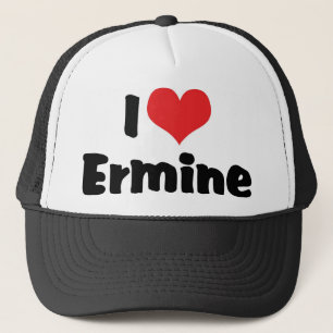 Gorra De Camionero Amo armiño corazón