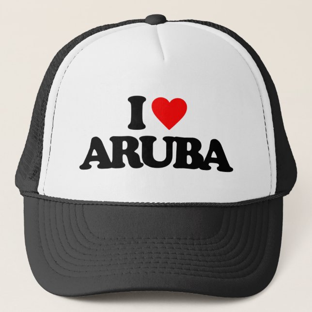 GORRA DE CAMIONERO AMO ARUBA (Anverso)