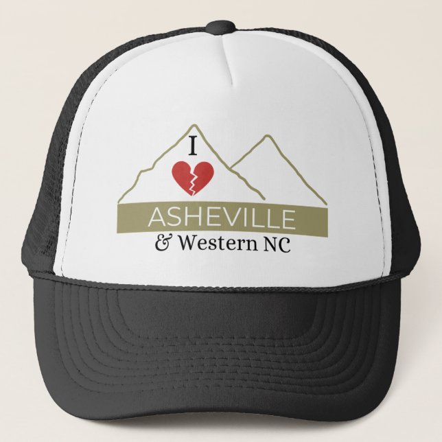 Gorra De Camionero Amo Asheville (Anverso)