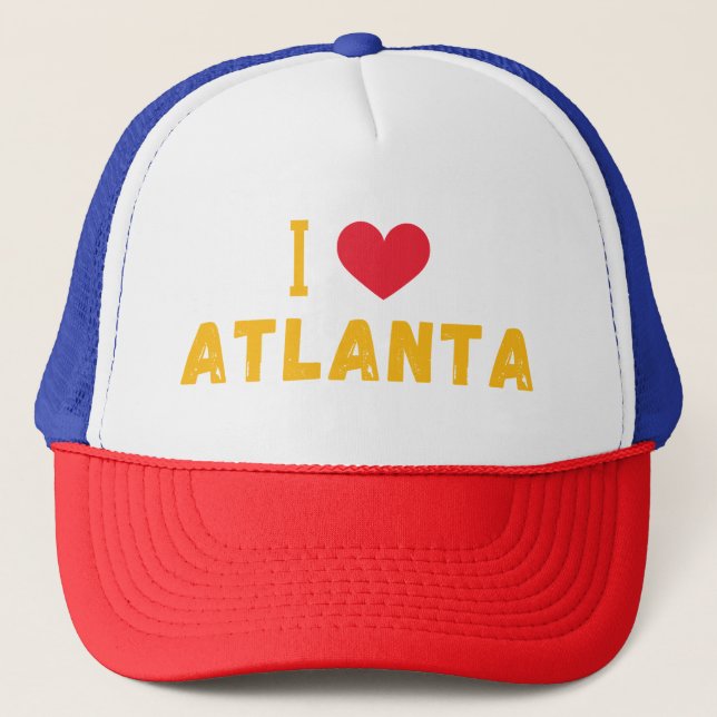 Gorra De Camionero amo Atlanta, Georgia (Anverso)