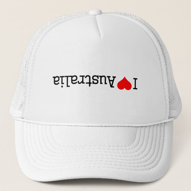 Gorra De Camionero Amo Australia (Anverso)