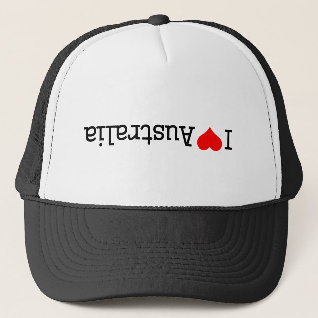 Gorra De Camionero Amo Australia (Anverso)
