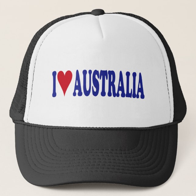 Gorra De Camionero Amo Australia (Anverso)