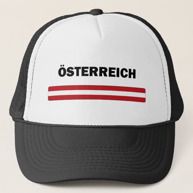 Gorra De Camionero Amo Austria (Anverso)