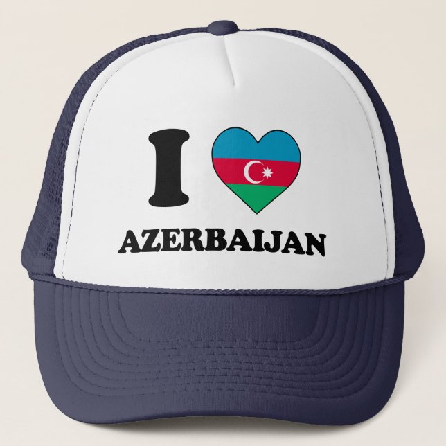Gorra De Camionero Amo Azerbaiyán (Anverso)