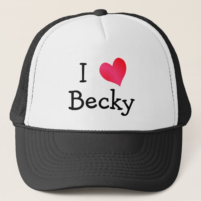 Gorra De Camionero Amo Becky (Anverso)