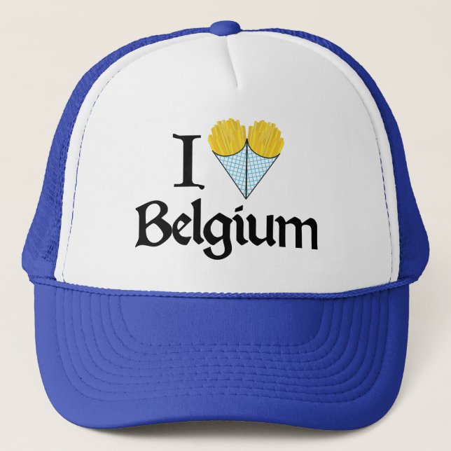 Gorra De Camionero Amo Bélgica (Anverso)