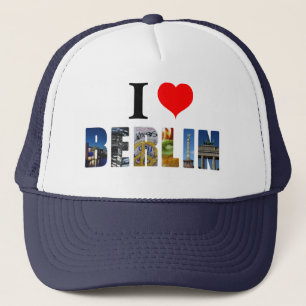 Gorra De Camionero Amo Berlín Alemania Ciudad de Viajes Foto