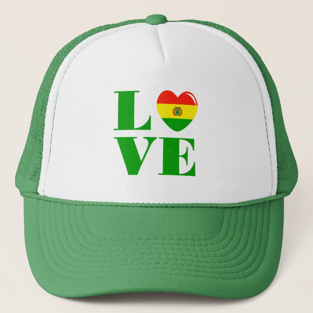 Gorra De Camionero Amo Bolivia (Anverso)