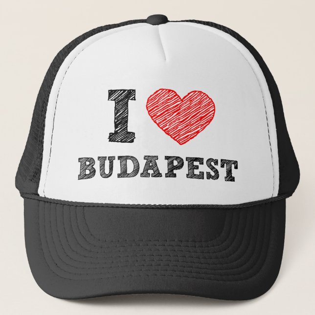 Gorra De Camionero Amo Budapest (Anverso)