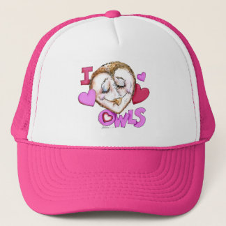 Gorra De Camionero Amo búhos