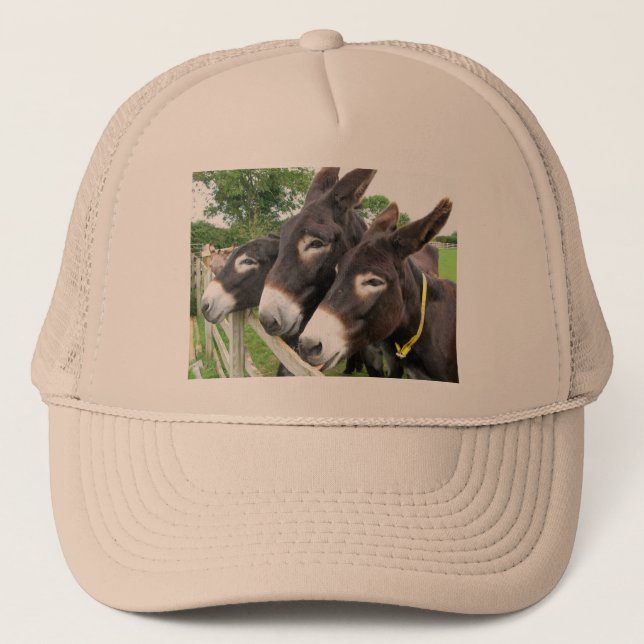 Gorra De Camionero ¡Amo burros! (Anverso)