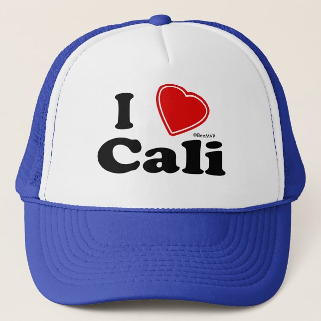 Gorra De Camionero Amo Cali (Anverso)