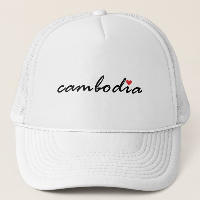 Gorra De Camionero Amo Camboya (Anverso)