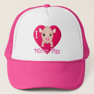 Gorra De Camionero Amo cerdos micro