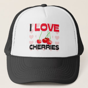 Gorra De Camionero Amo cerezas