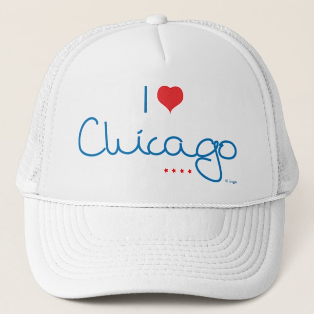 Gorra De Camionero Amo Chicago (Anverso)