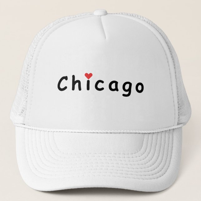 Gorra De Camionero Amo Chicago (Anverso)