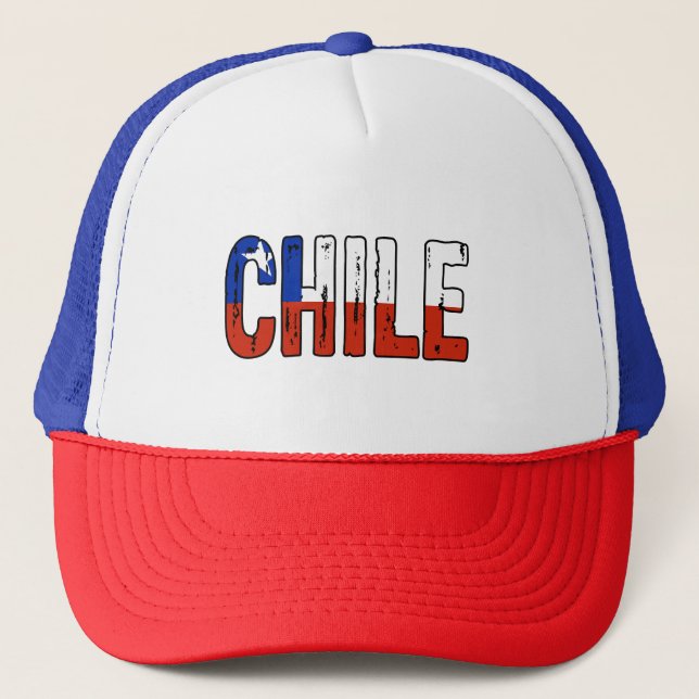 Gorra De Camionero Amo Chile (Anverso)