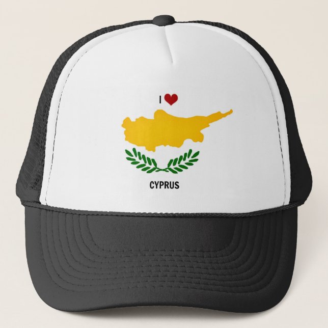 Gorra De Camionero Amo Chipre (Anverso)