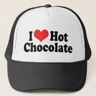 Gorra De Camionero Amo Chocolate Caliente Corazón - Amantes del Choco